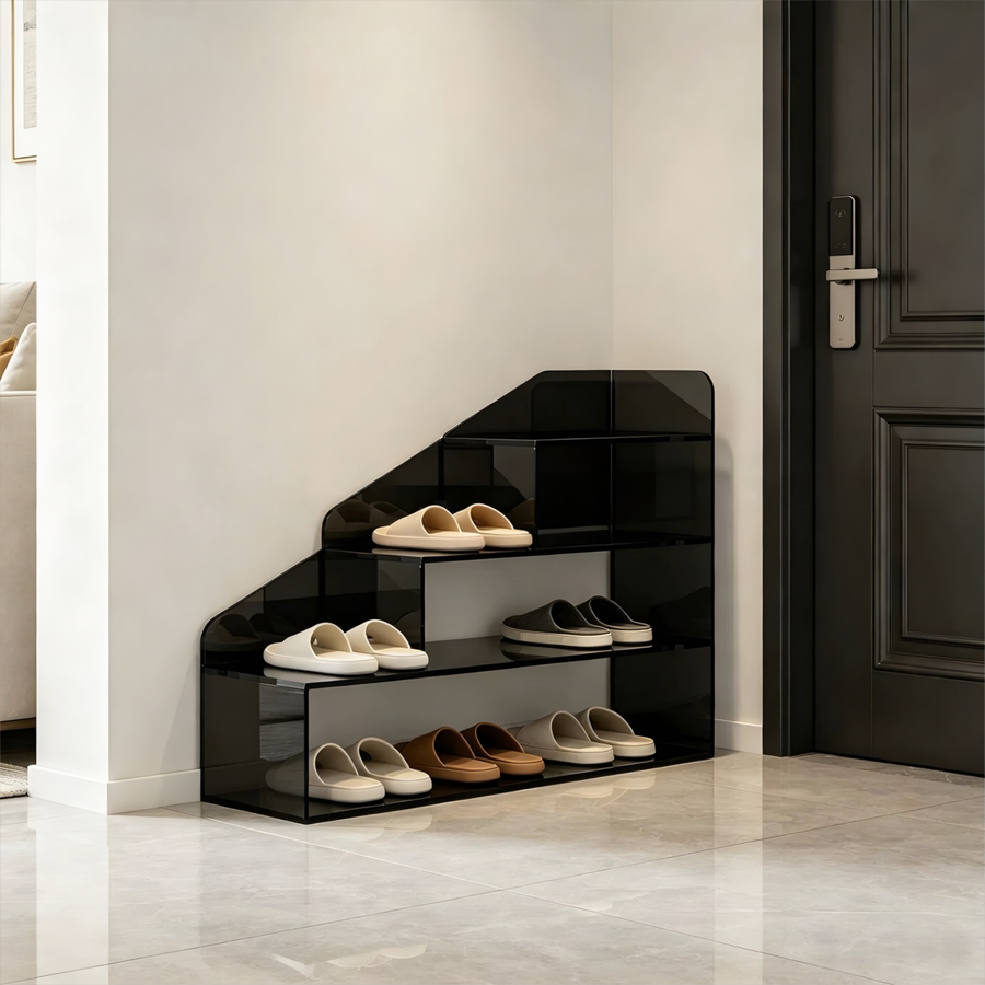 KASUMI Modern Acrylic Shoe Rack - Urban Mood Singapore