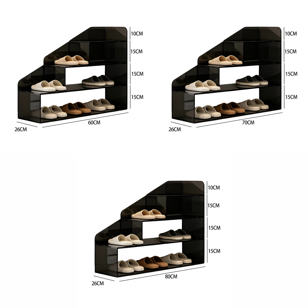 KASUMI Modern Acrylic Shoe Rack - Urban Mood Singapore