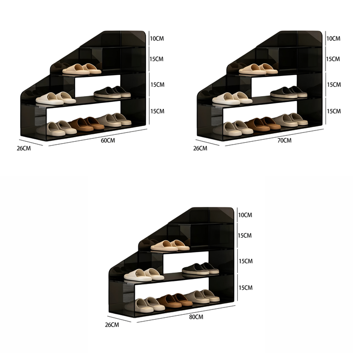 KASUMI Modern Acrylic Shoe Rack - Urban Mood Singapore