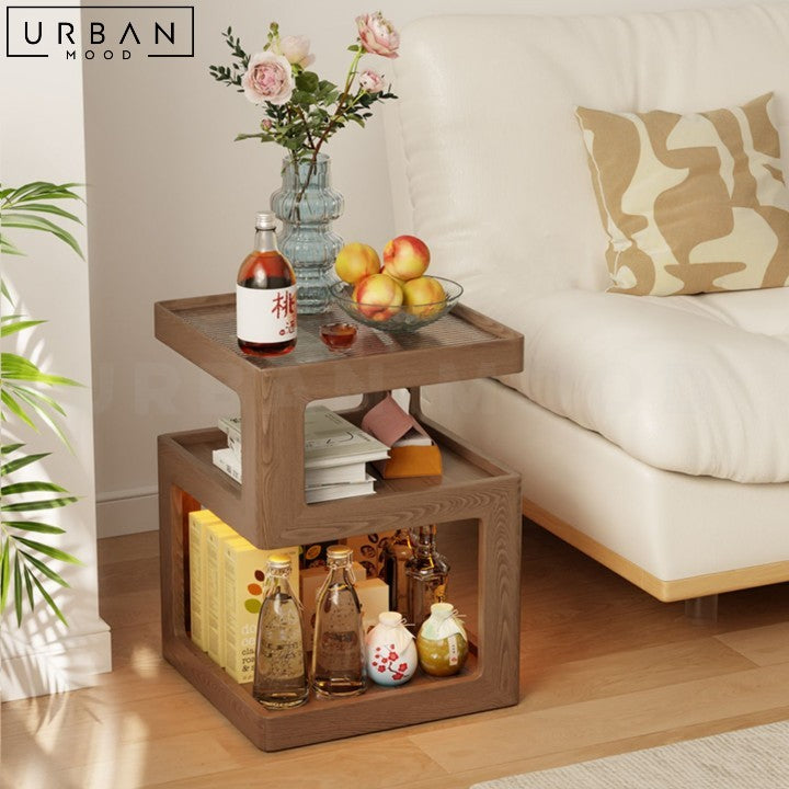 TARY Modern Solid Wood Side Table