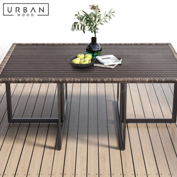 KATRICE Modern Outdoor Table and Chairs