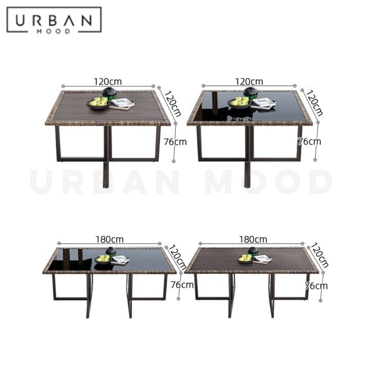 KATRICE Modern Outdoor Table and Chairs