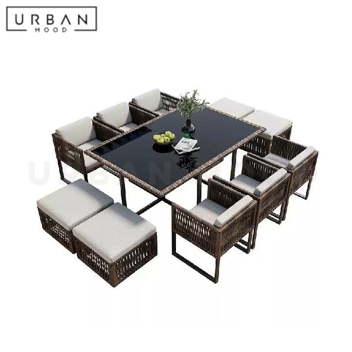 KATRICE Modern Outdoor Table and Chairs