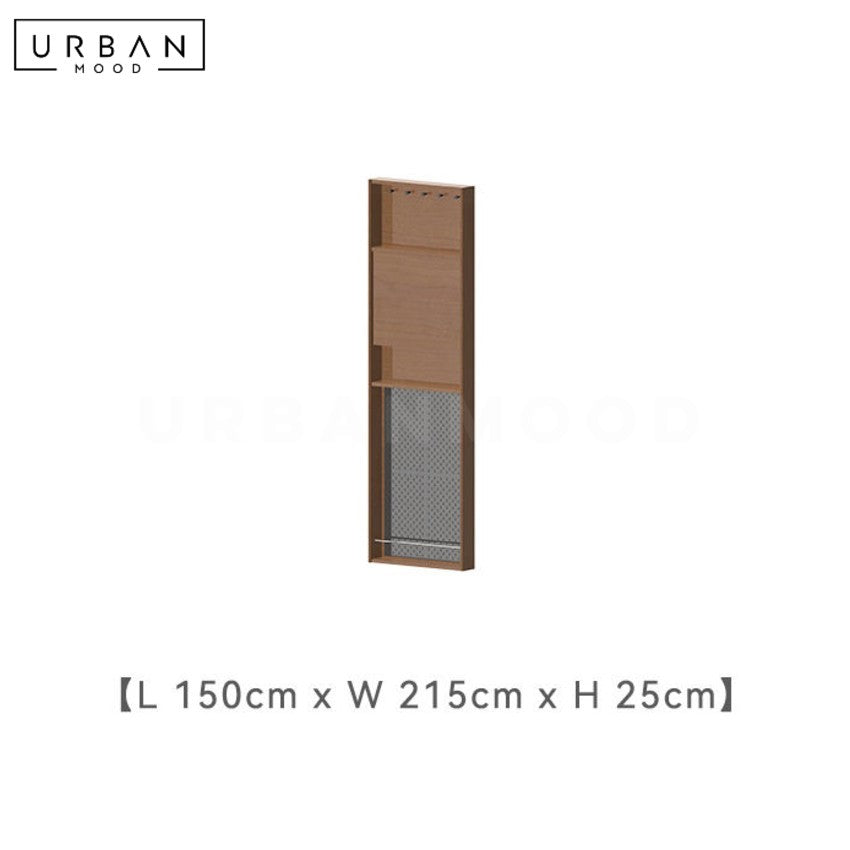 KAYLA Aesop Solid Wood Wardrobe