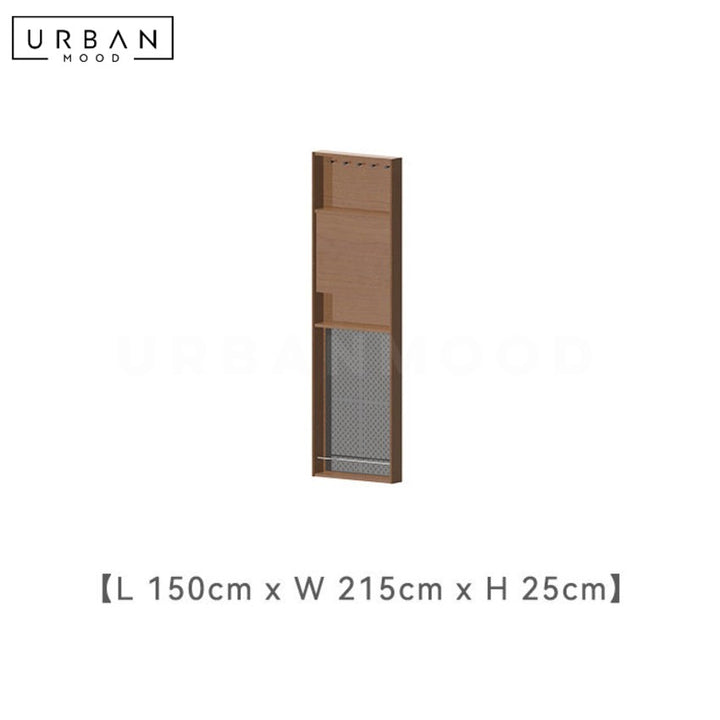 KAYLA Aesop Solid Wood Wardrobe