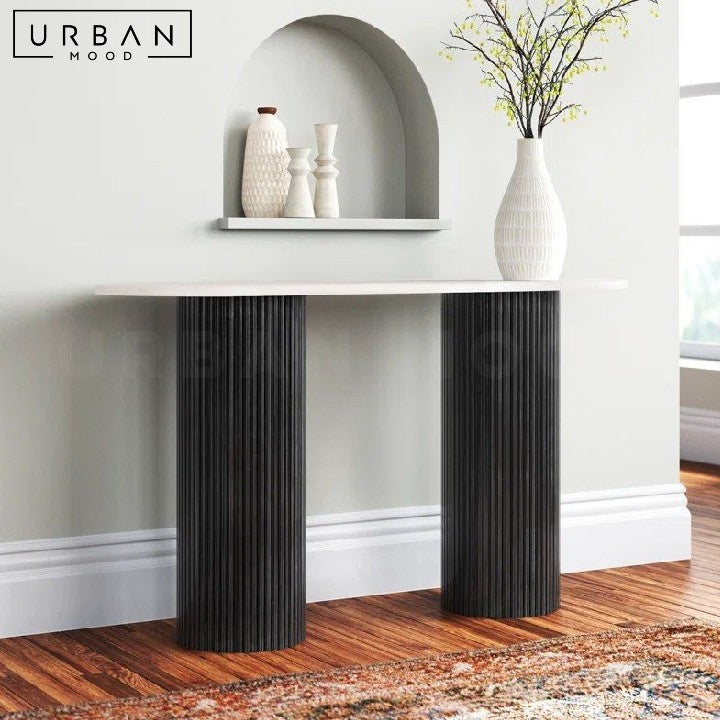 KEARNS Modern Marble Console Table