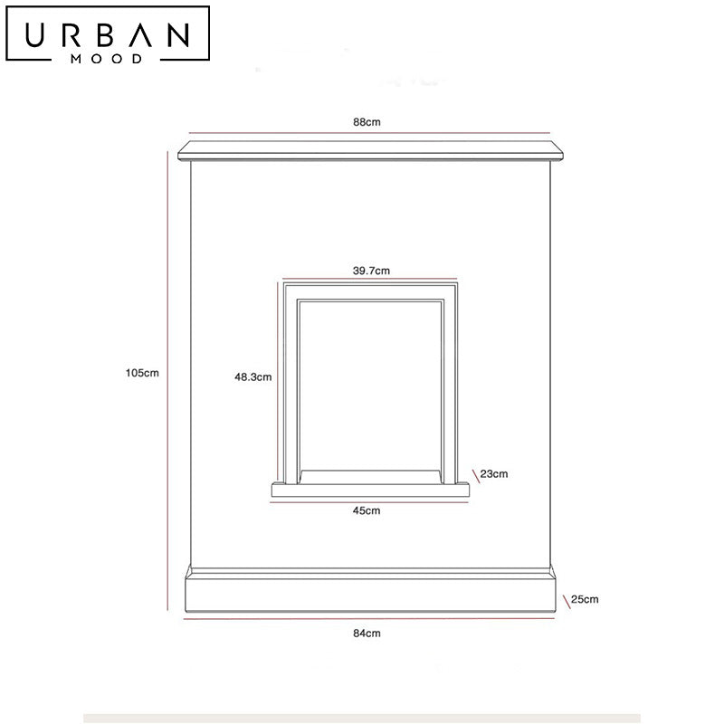 KEGAN Scandinavian Mantel Shelf