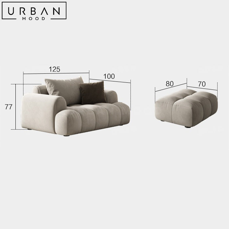 KEITH Modern Fabric Sofa