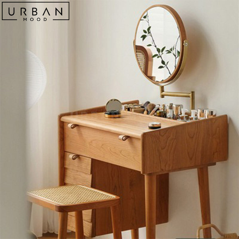 KELLIES Rustic Vanity Table Set