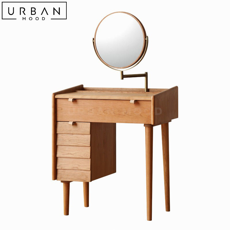 KELLIES Rustic Vanity Table Set – Urban Mood