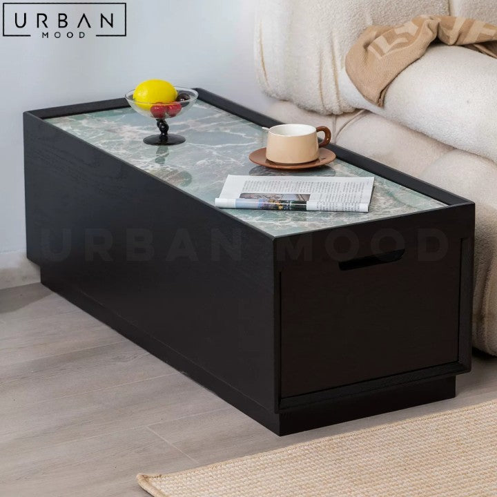 KETTANI Modern Solid Wood Side Table