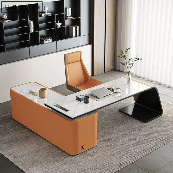 KEVIN Modern Sintered Stone Office Desk