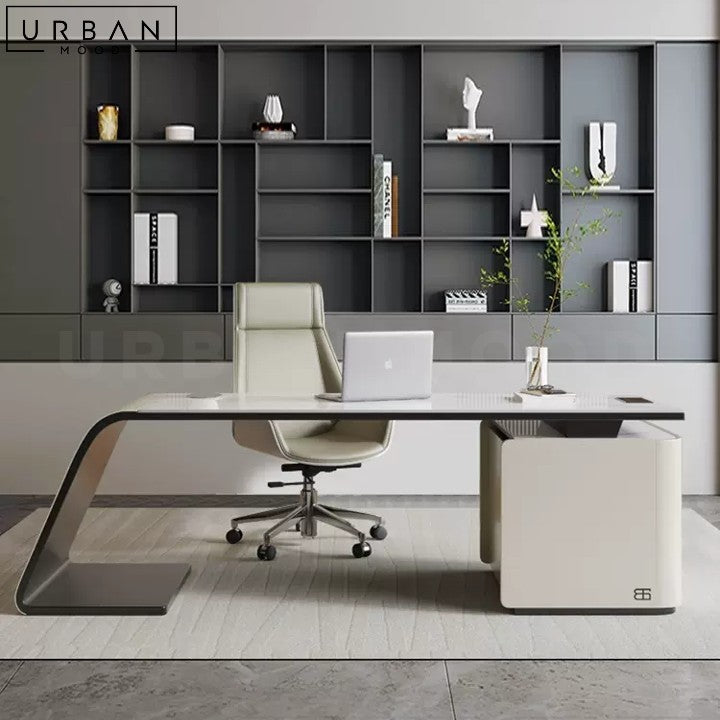 KEVIN Modern Sintered Stone Office Desk