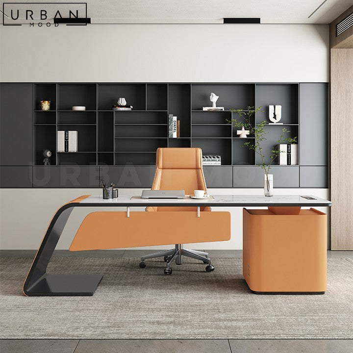 KEVIN Modern Sintered Stone Office Desk