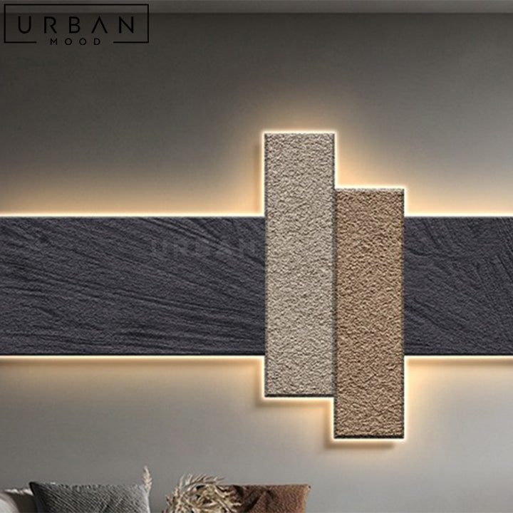 KHADE Modern Sandstone LED Wall Art