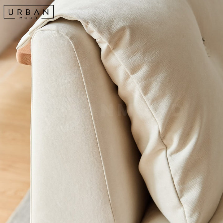 KHERCI Modern Leather Sofa Bed