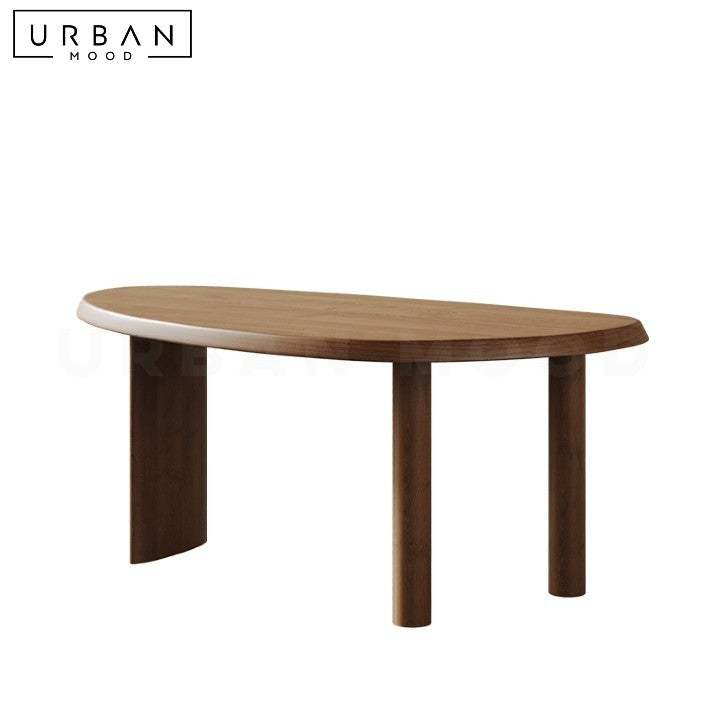 MALO Modern Solid Wood Study Table