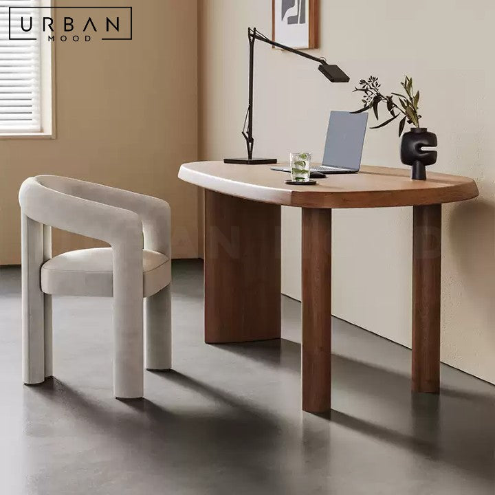 MALO Modern Solid Wood Study Table