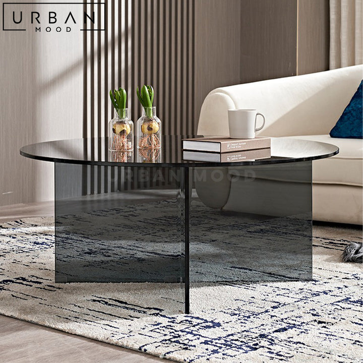 KIANA Modern Glass Coffee Table