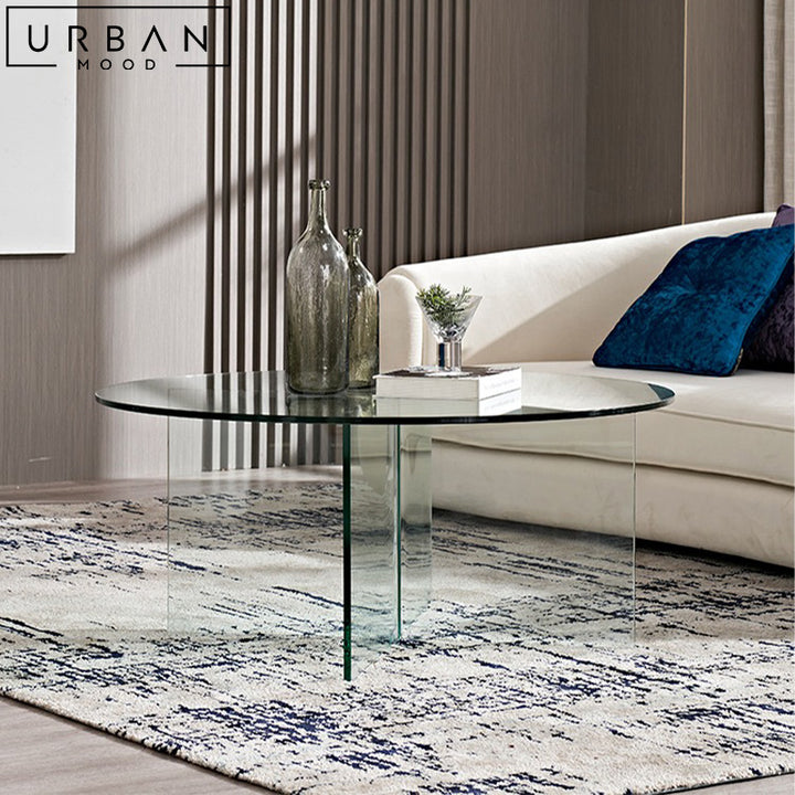 KIANA Modern Glass Coffee Table