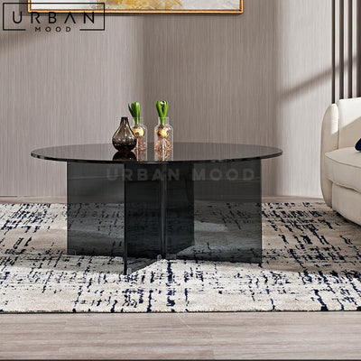 KIANA Modern Glass Coffee Table