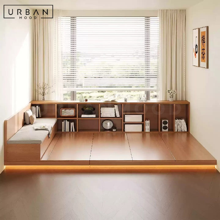 KIDEN Japanese Storage Platform & Bench