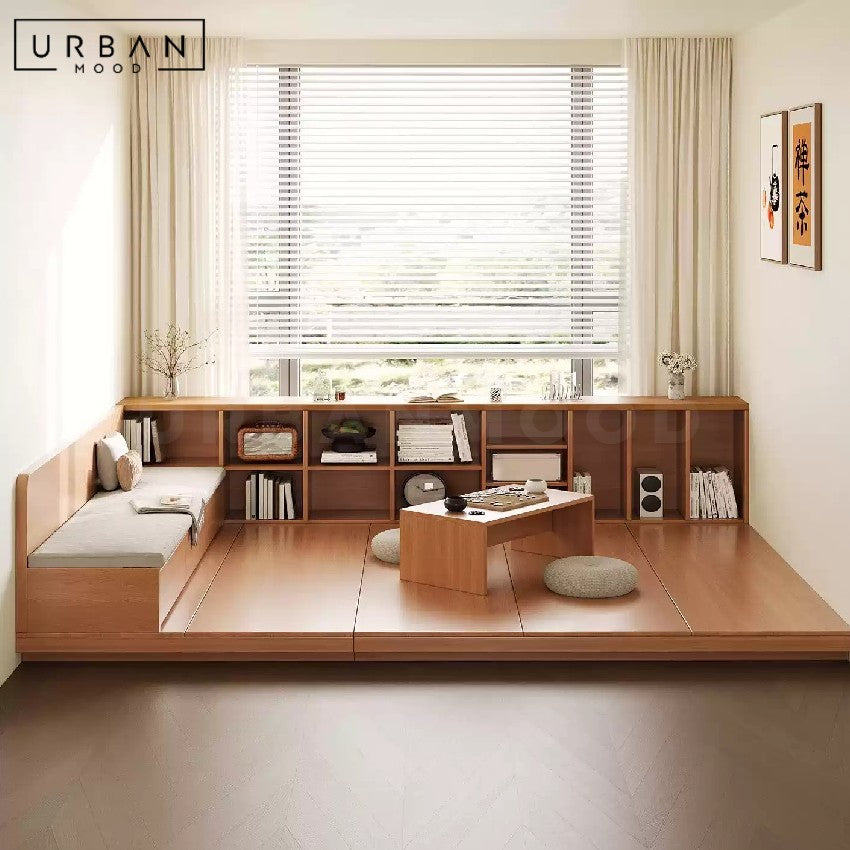 KIDEN Japanese Storage Platform & Bench