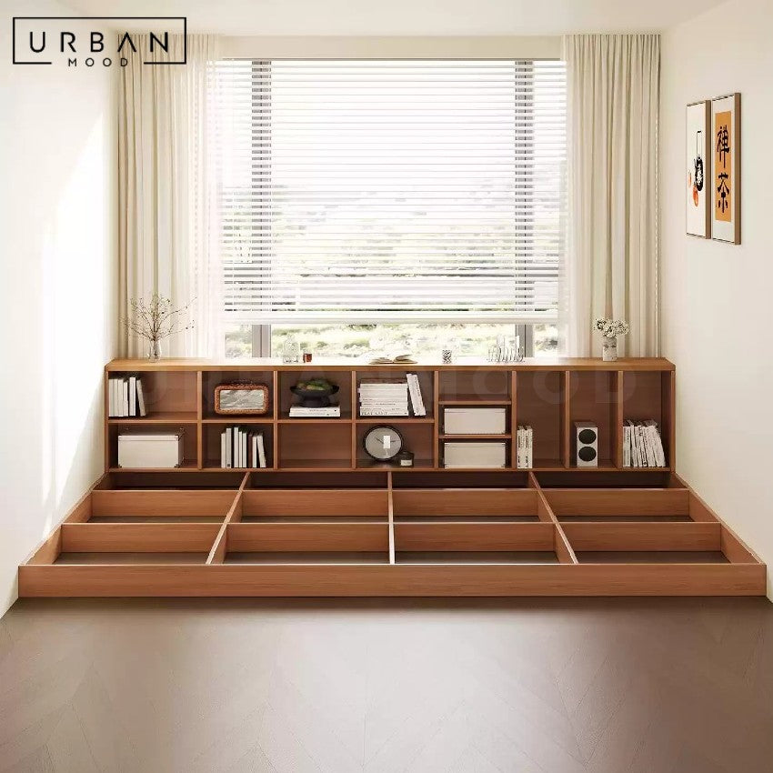 KIDEN Japanese Storage Platform & Bench