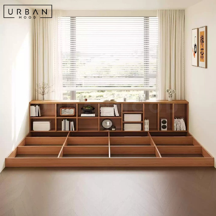 KIDEN Japanese Storage Platform & Bench