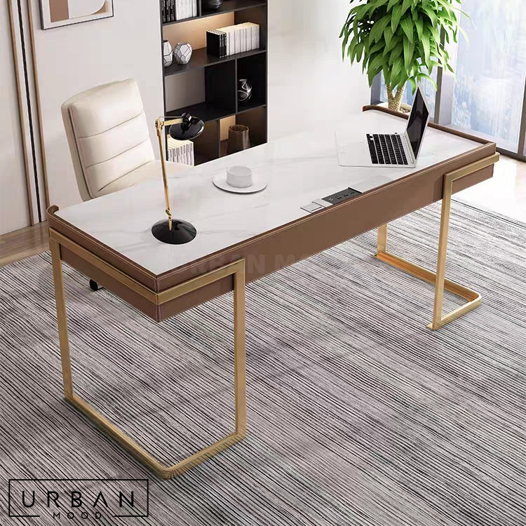 KINDEL Modern Sintered Stone Work Desk – Urban Mood