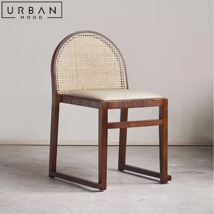 KINNE Rustic Solid Wood Dining Chair