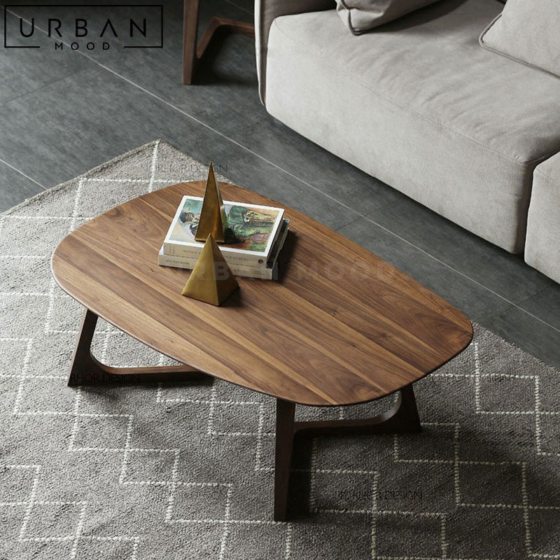 KIRKE Modern Solid Wood Coffee Table