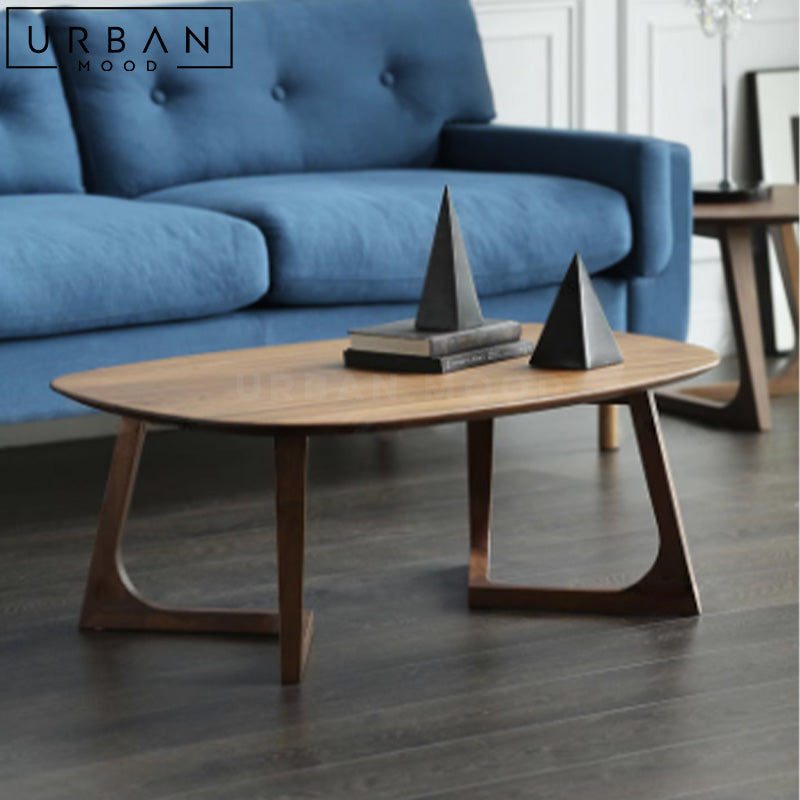 KIRKE Modern Solid Wood Coffee Table