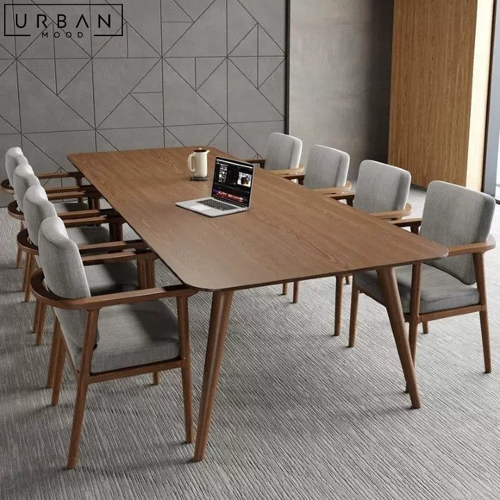 VINEN Modern Solid Wood Conference Table