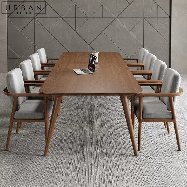 VINEN Modern Solid Wood Conference Table