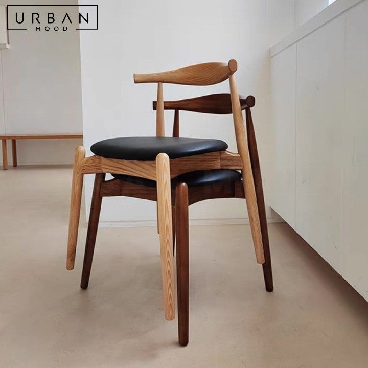 CLAN Modern Solid Wood Dining Chair