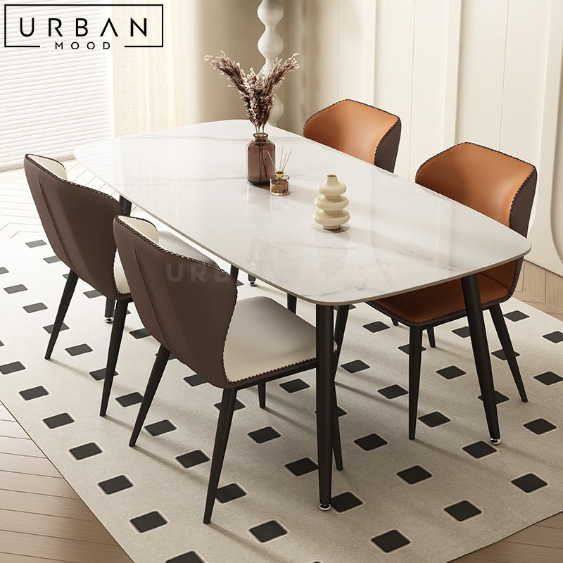 KOJI Modern Sintered Stone Dining Table Set