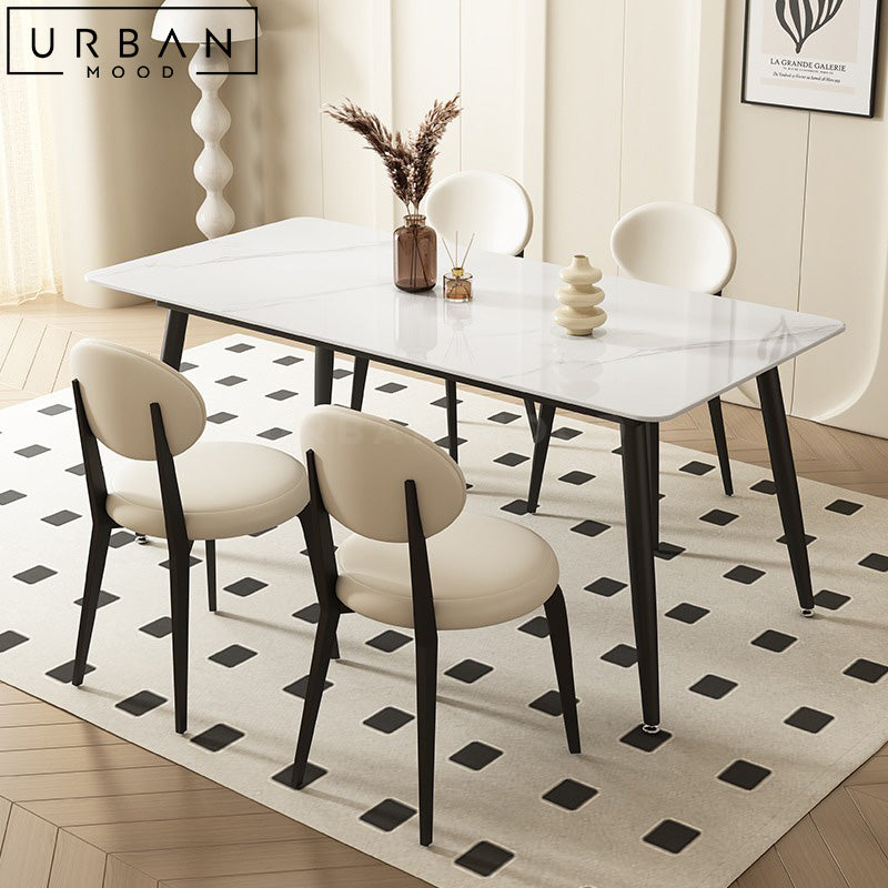 KOJI Modern Sintered Stone Dining Table Set