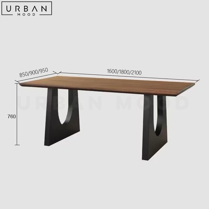 KOKKO Japandi Solid Wood Study Table