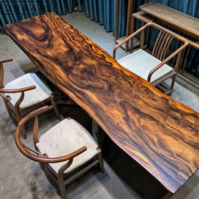 KOPP South American Walnut Wood Dining Table