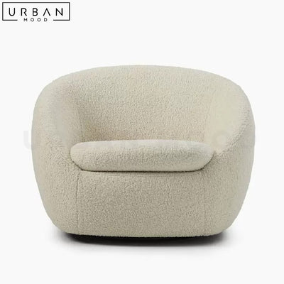 KOVA Modern Boucle Lounge Chair