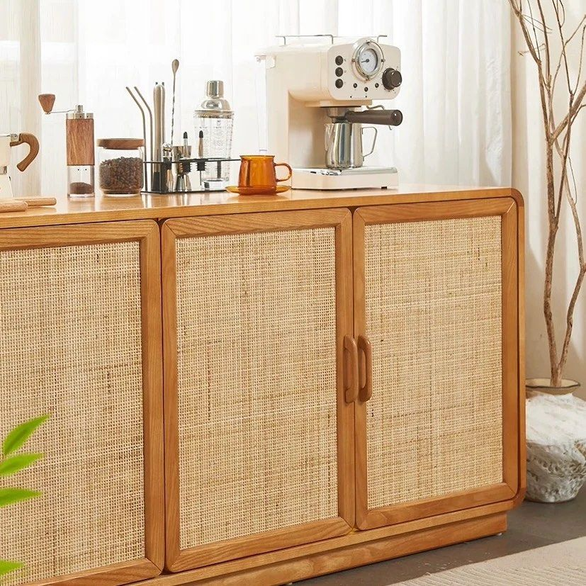 KOVESSA Rustic Rattan Sideboard - Urban Mood Singapore