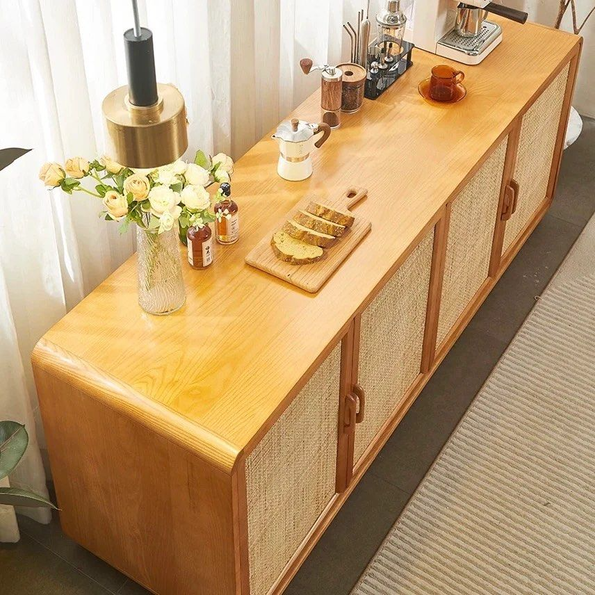 KOVESSA Rustic Rattan Sideboard - Urban Mood Singapore