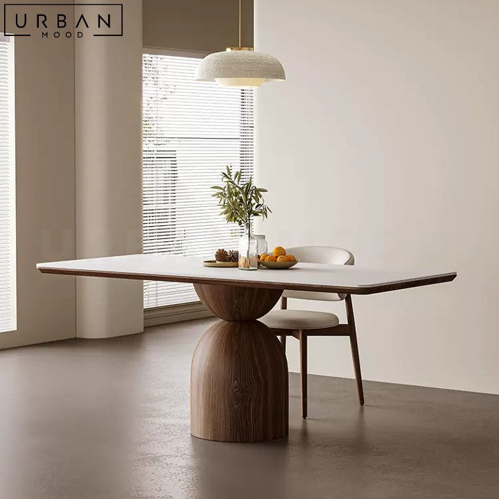 KOZA Japandi Sintered Stone Dining Table