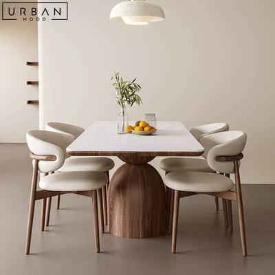 KOZA Japandi Sintered Stone Dining Table