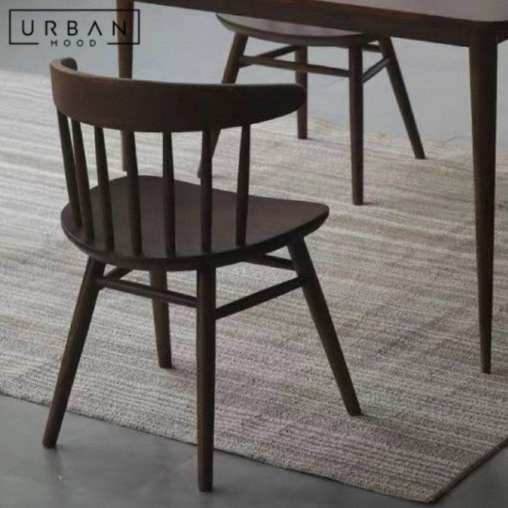 KOZER Modern Solid Wood Dining Chair