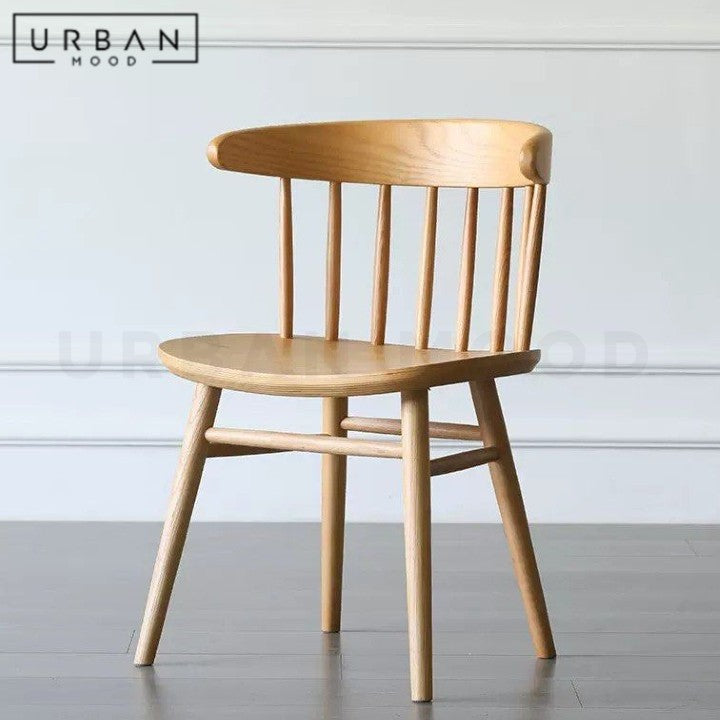 KOZER Modern Solid Wood Dining Chair