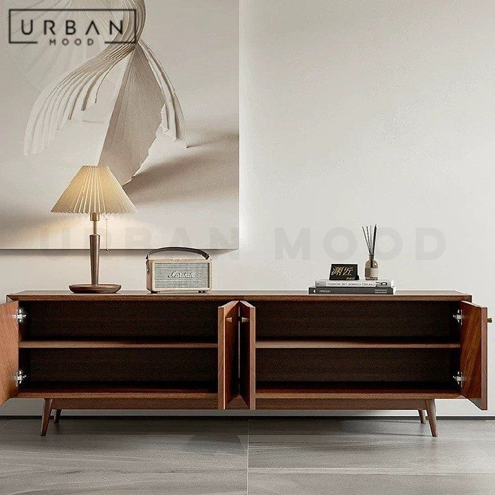 KOZMA Modern Solid Wood TV Console