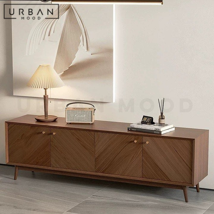 KOZMA Modern Solid Wood TV Console