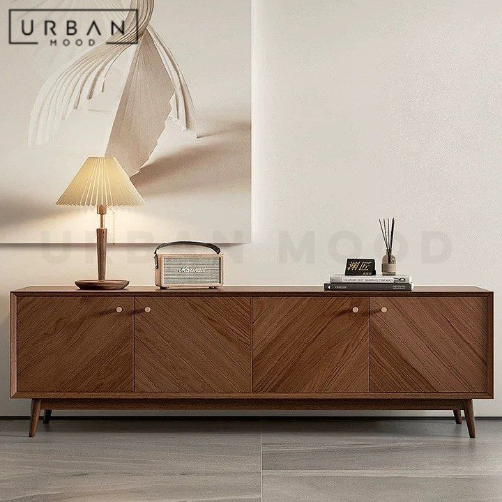 KOZMA Modern Solid Wood TV Console
